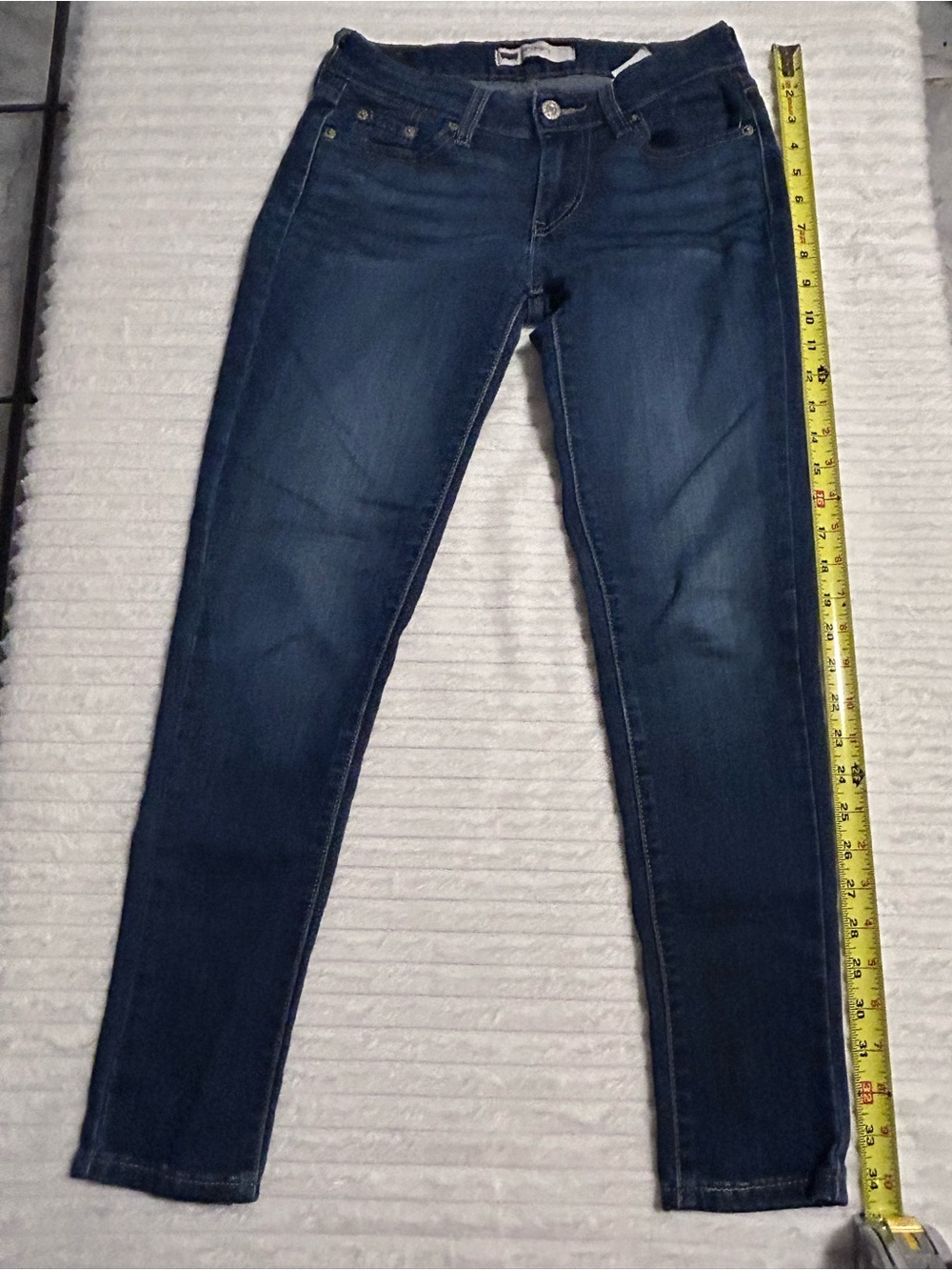 Dark Blue Women's Junior Skinny Jeans Size 5 s/c